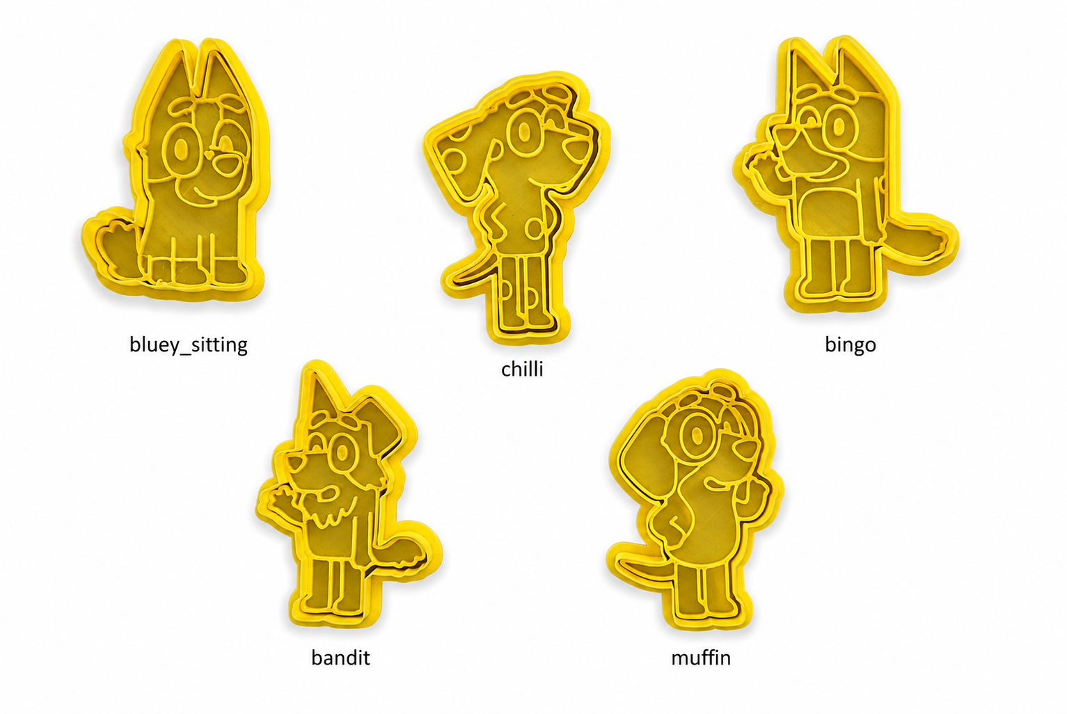 Bluey Cookie Cutter bundle