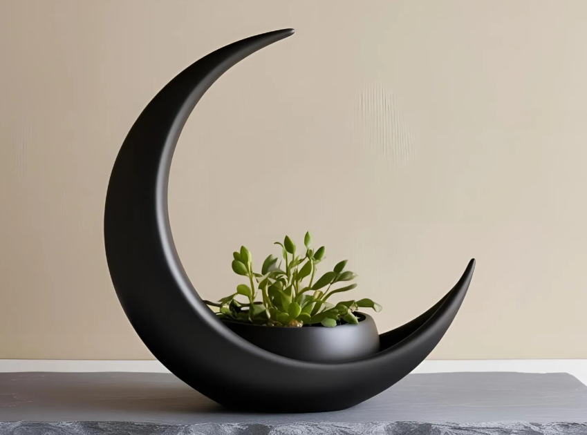 Luna Planter–Διακοσμητική Γλάστρα Φεγγάρι